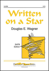 Written on a Star SATB choral sheet music cover